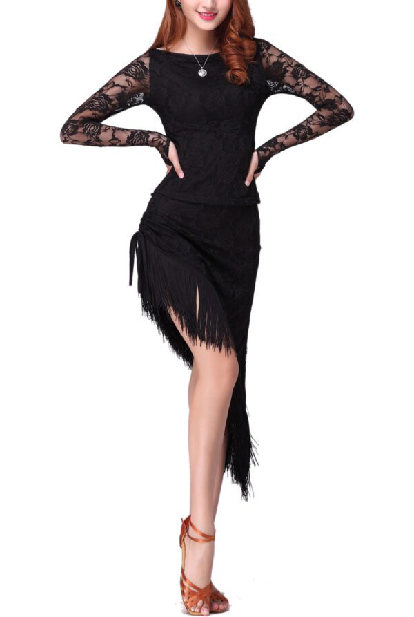 Whitewed Lace Fringe 20's Vintage Style Gatsby Flapper Party Dance Costume - Image 5