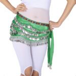 Dark Green/silver coin