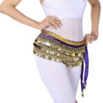 Light Purple/gold coin