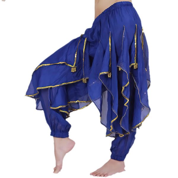 Whitewed Endless Wave Belly Fusion Bollywood Ruffle Dance Harem Pants Costumes