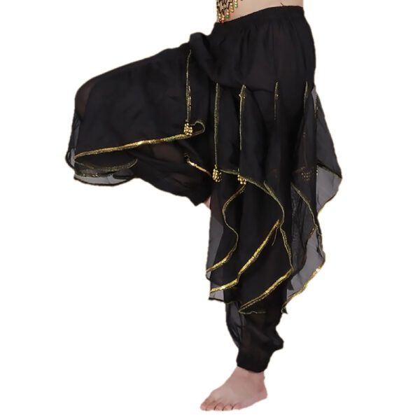 Whitewed Endless Wave Belly Fusion Bollywood Ruffle Dance Harem Pants Costumes - Image 6