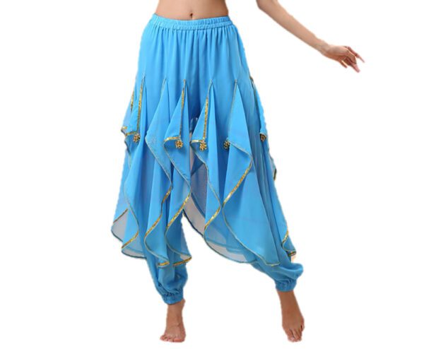 Whitewed Endless Wave Belly Fusion Bollywood Ruffle Dance Harem Pants Costumes - Image 7