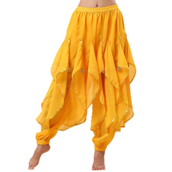 Whitewed Endless Wave Belly Fusion Bollywood Ruffle Dance Harem Pants Costumes - Image 10