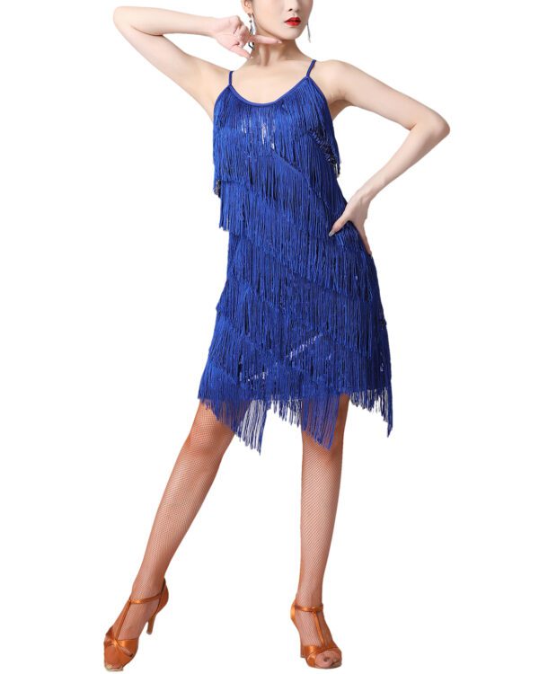 Whitewed Short Cami Fringe Sequin 1920'S Flapper Themed Party Dresses Costumes - Image 11